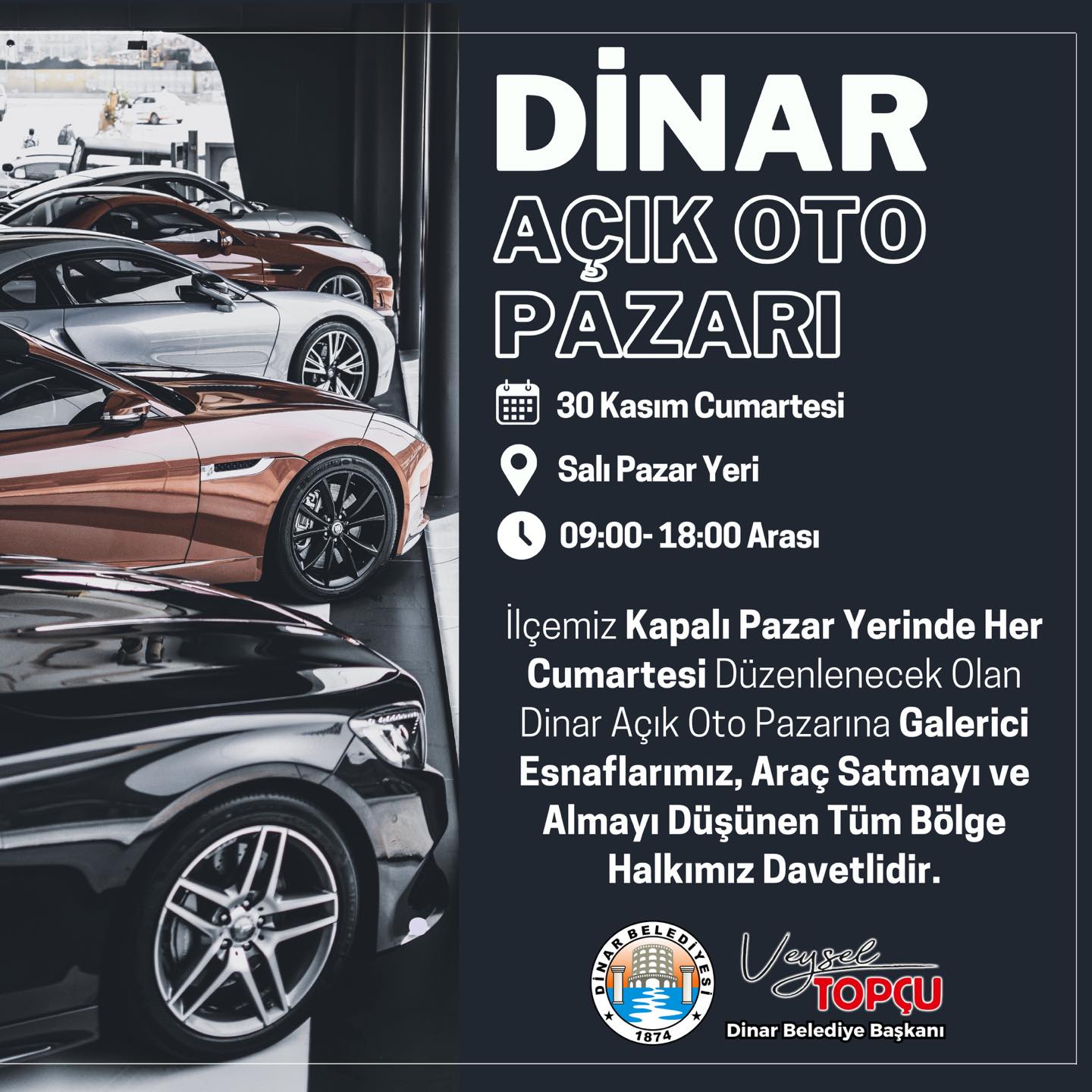 Afyon’da oto pazarı yıllar sonra yeniden açılıyor! 