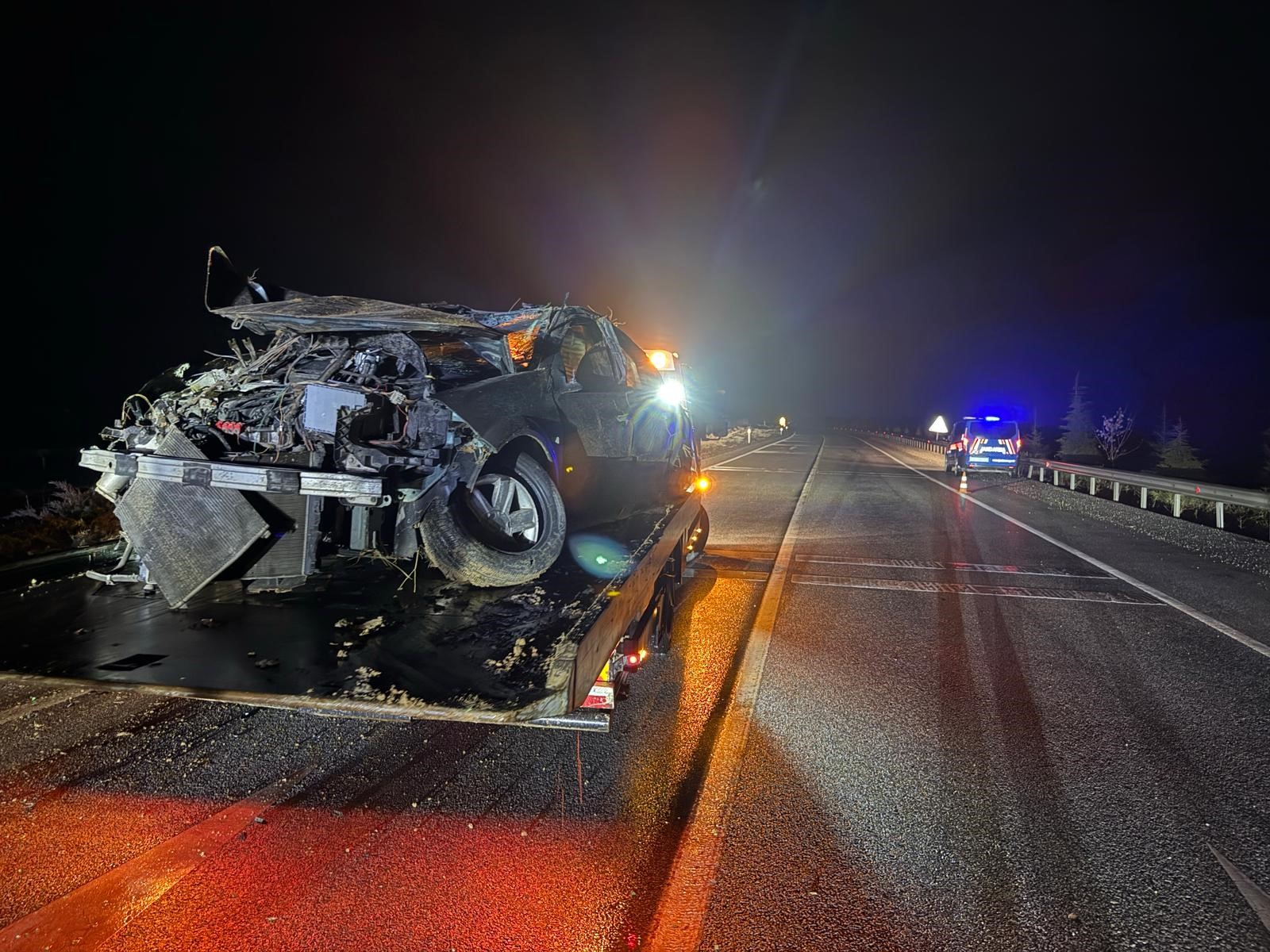 Takla atan otomobilde 1 kişi yaşamını yitirdi!