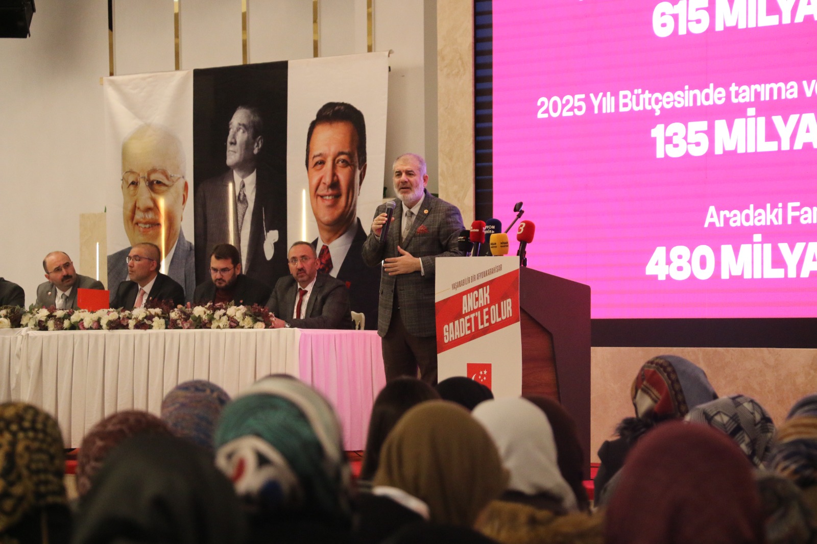 Saadet Partisi Afyon’da Beytullah Karataş Yeniden İl Başkanı Seçildi!