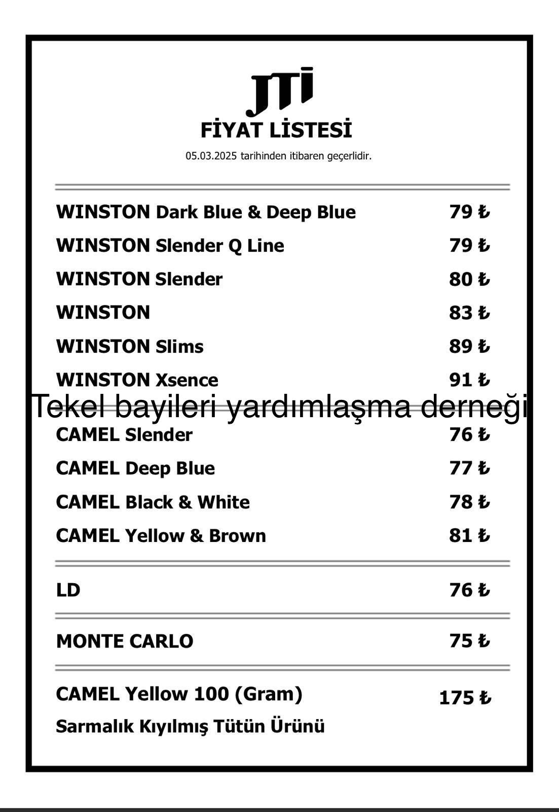 JTİ Sigara Grubuna Zam Geldi!