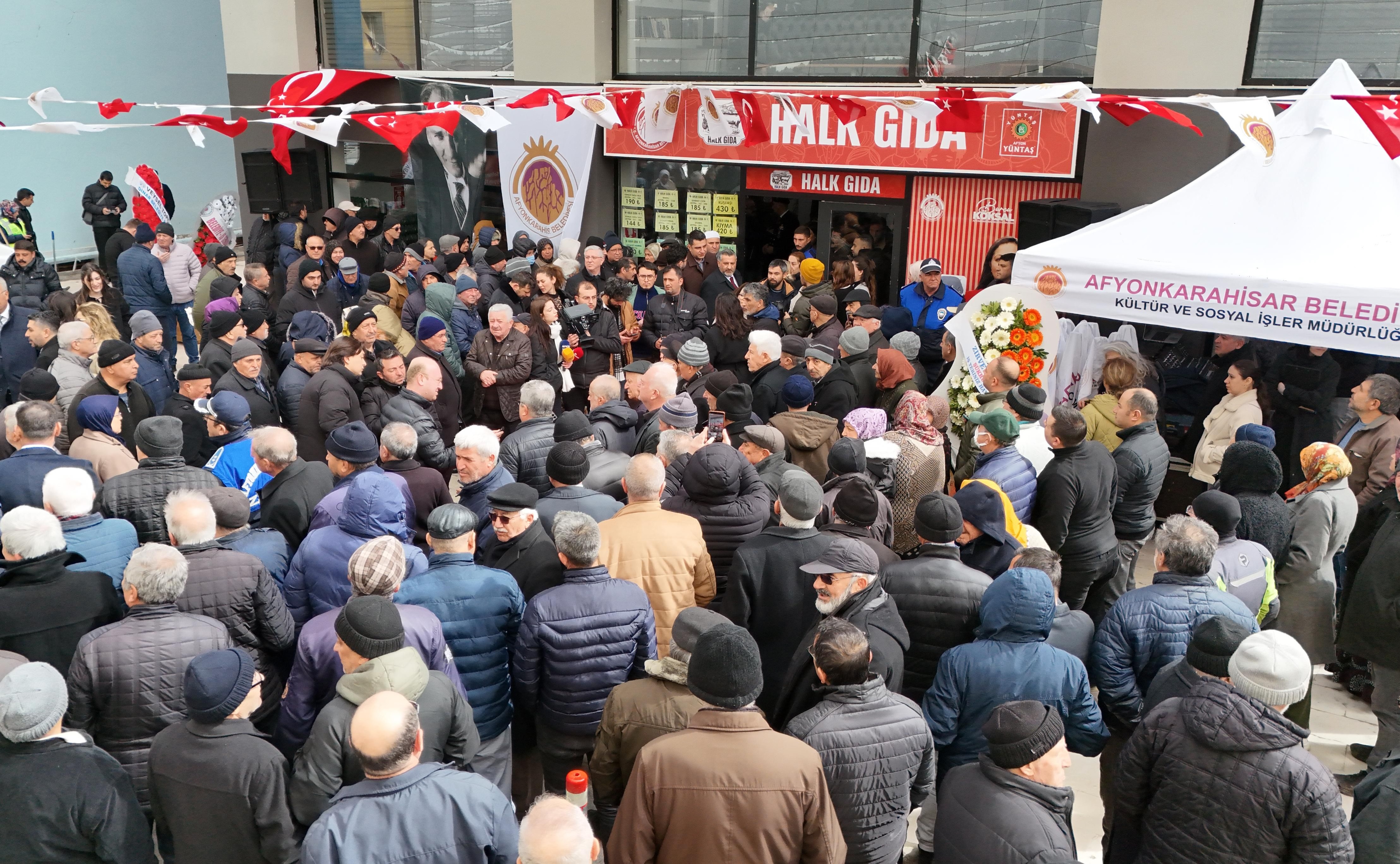 Afyon’da Halk Gıda Hizmete Açıldı