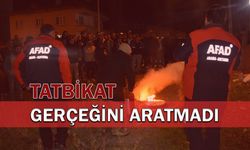 Tatbikat gerçeğini aratmadı!