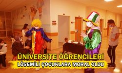 Üniversite öğrencileri lösemili çocuklara moral oldu!