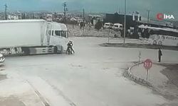 Afyon’da yürekleri ağza getiren kaza!