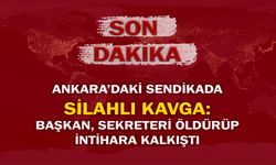 Ankara'daki sendikada silahlı kavga: Başkan, sekreteri öldürüp intihara kalkıştı