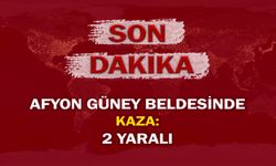 Afyon Güney Beldesinde kaza: 2 Yaralı!