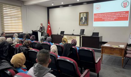 Afyon'da Vefa Ekiplerine Sıfır Atık Eğitimi