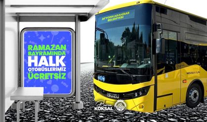 Afyon Belediyesinden Bayrama Özel Ücretsiz Ulaşım!