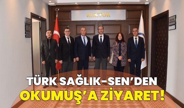 Türk Sağlık-Sen’den AFSÜ Rektörü'ne Ziyaret