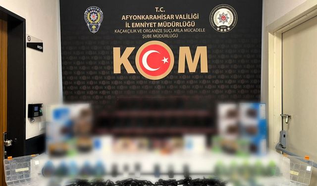 Afyonkarahisar’da kaçakçılıkla mücadele sürüyor