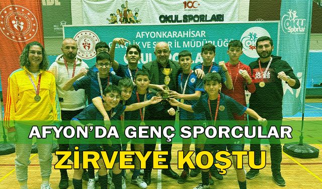 Afyon’da Genç Sporcular Zirveye Koştu!