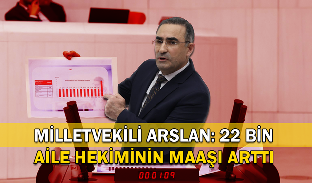 Milletvekili Arslan: 22 Bin Aile Hekiminin Maaşı Arttı!